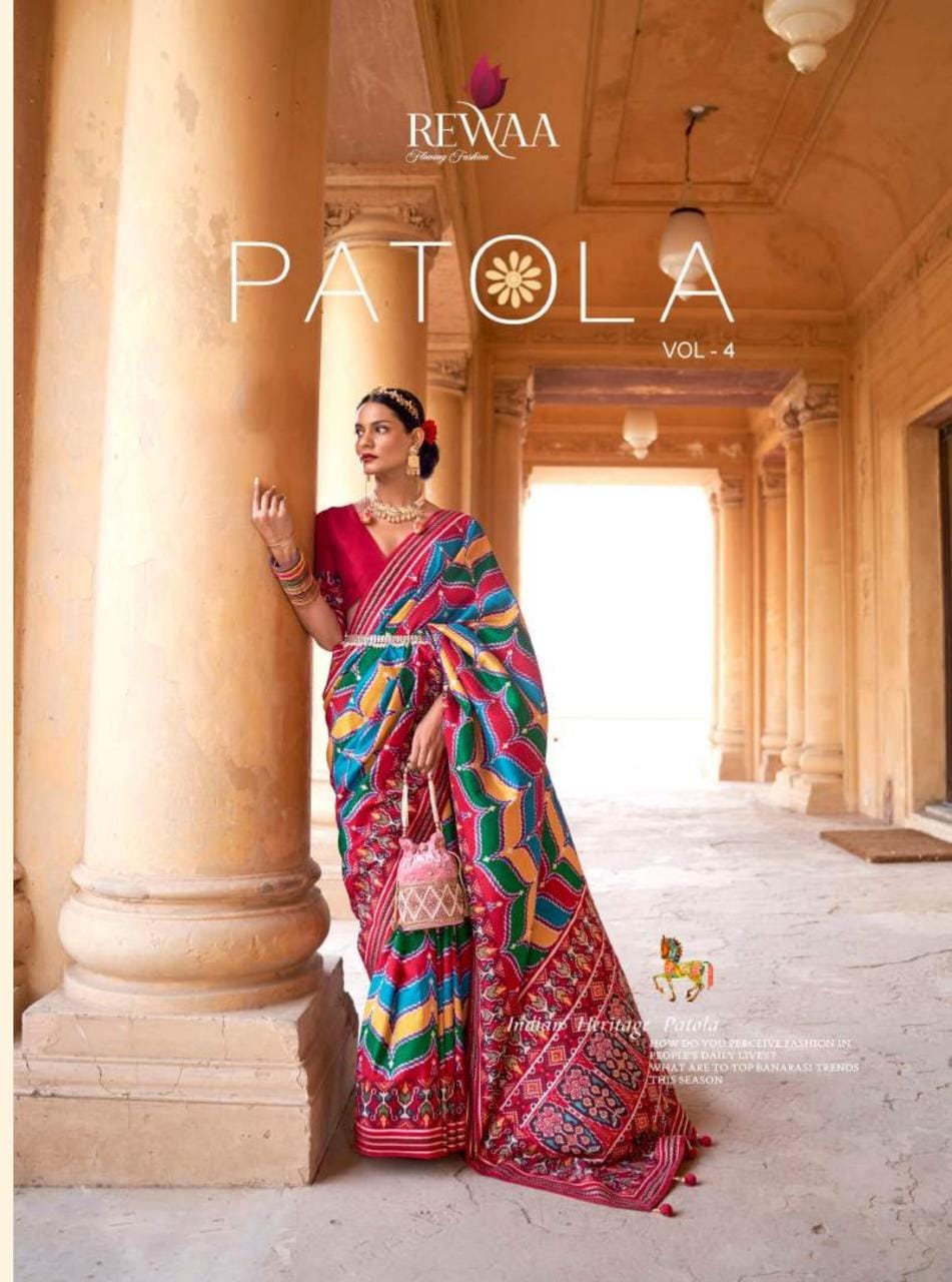 REWA SAREES PATOLA VOL 4 